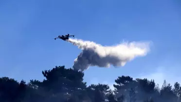Dalaman'da Orman Yangınına Hava Müdahalesi