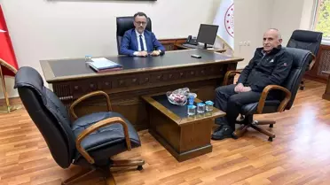 Mustafa Kurt'tan Dr. Özkan Pulat'a Ziyaret