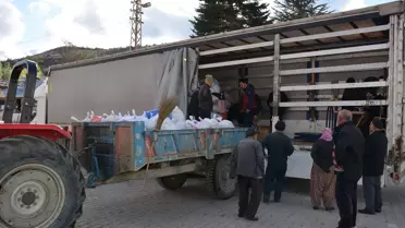 Başçiftlikten İstanbul'a Kışlık Gıda Yardımı