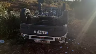 Bozova'da Minibüs Devrildi: 5 Yaralı
