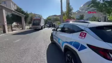 Çorlu'da Çöp Kamyonu Kazası