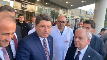 Bakan Tunç, Bıçaklı Saldırıya Uğrayan Müfettişi Ziyaret Etti