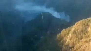 Hatay'da Orman Yangınına Müdahale Sürüyor