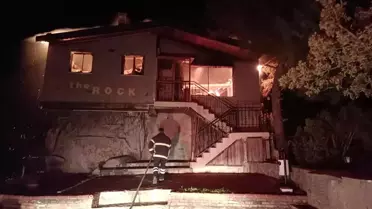 Ayvacık'ta Butik Otel Yangını