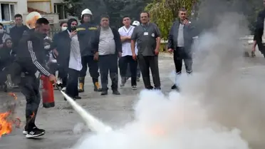 Taşova Hastanesi'nde Afet Tatbikatı