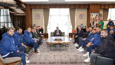 Belediye Kütahyaspor'dan Vali Musa Işın'a Ziyaret