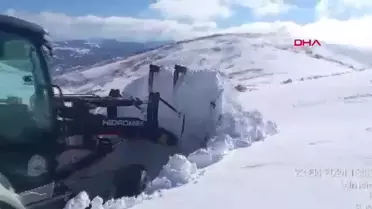 Koyulhisar'da Besiciler Mahsur Kaldı