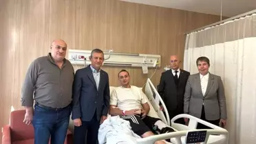 Özgür Özel, TUSAŞ Çalışanını Ziyaret Etti