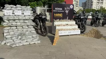 Adana'da Uyuşturucu Operasyonu: 105 Kilogram Eroin Ele Geçirildi