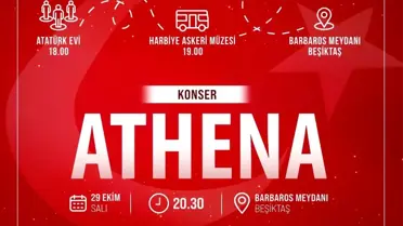 Beşiktaş, Beyoğlu ve Şişli'de Cumhuriyet Bayramı Kutlamaları
