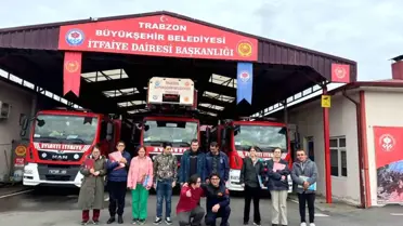 Trabzon'da Özel Gereksinimli Bireylere Yangın Eğitimleri