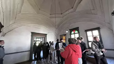 Öğrencilerden Tarihi Rölöve Çalışması