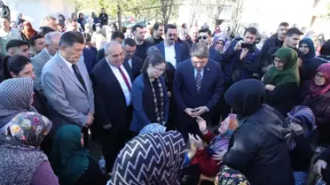 Bakan Tunç, Madenci Cenazesine Katıldı