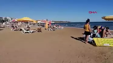 Kızkalesi'nde Ekim'de Deniz Keyfi