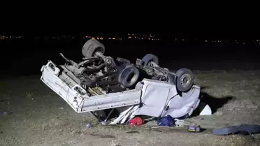 Muş'ta Kamyonet Kaza Yaptı: 5 Yaralı
