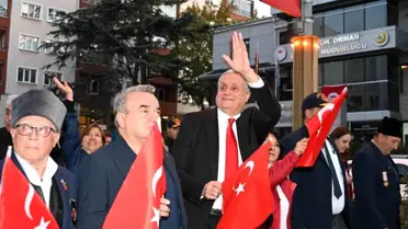 Bozüyük'te 'Cumhuriyet Yürüyüşü' yapıldı