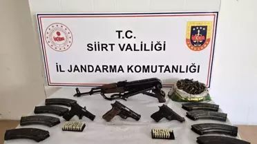 Siirt'te Mühimmat Kaçakçılığı Operasyonu