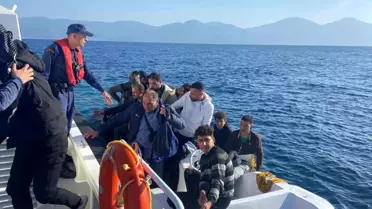 Kuşadası'nda 21 Göçmen Kurtarıldı
