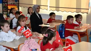 Gümüşhacıköy Kaymakamı Güneş'ten ilkokul ziyareti