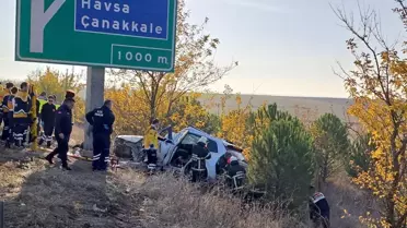 Edirne'de Kaza: İki Ölü, Üç Yaralı