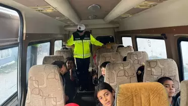 Edirne'de Okul Servis Denetimi