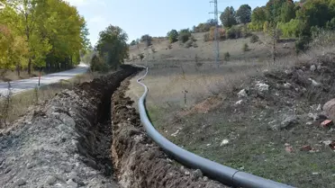 Kuman Sulama Göleti Hattı Tamamlandı