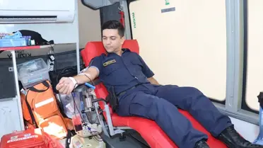 Mersin'de Jandarmadan Kan Bağışı