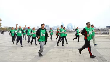 Bakü'de Zafer Koşusu Düzenlendi