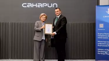 Kırgızistan'da AA Muhabirine Ödül