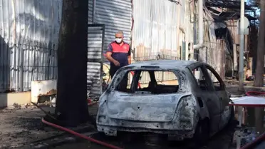 İzmir'de Kimya Fabrikasında Yangın