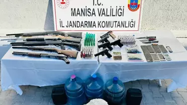 Manisa'da Silah Kaçakçılığı Operasyonu