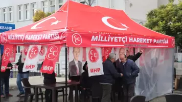 MHP Havza'da Üye Kayıt Standı Açtı