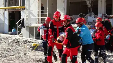 Burdur'da Deprem Tatbikatı Gerçekleştirildi