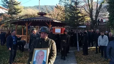Kıbrıs Gazisi Taşkıran, Törenle Uğurlandı