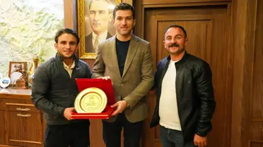 Ahmet Duman'a Erbaa'da Teşekkür Ziyareti