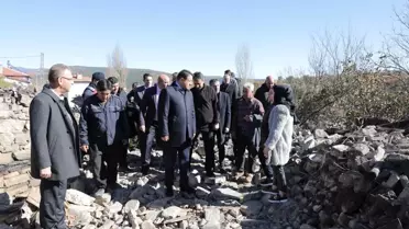 Tavşanlı'da Yangın: 7 Ev 4 Barınak Yandı