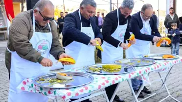 Kızıldamlar Festivali'nde Kabak Soyma Yarışması