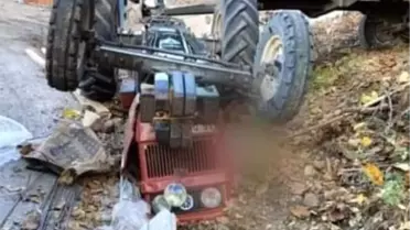 Bursa'da Traktör Devrildi, Genç Hayatını Kaybetti