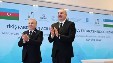 Azerbaycan ve Özbekistan'dan Fabrika Açılışı