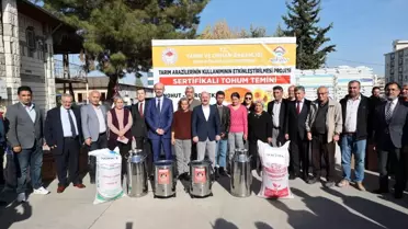 Adıyamanlı Çiftçilere Tohum Desteği