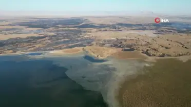 Eber Gölü'ndeki Yangın Felaketi