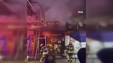 Erzurum'da Çay Ocağında Yangın