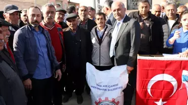 Hekimhan'da 1180 Üreticiye Yem Dağıtımı