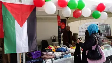 Samsun'da Gazze'ye Destek Hayır Çarşısı