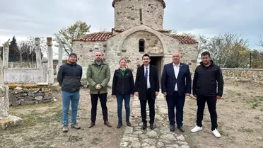 Enez'de Has Yunus Bey Türbesi Onarımı Başladı