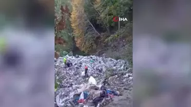 Dörtyol'da Vahşi Depolama Alanındaki Çöpler Titizlikle Toplandı