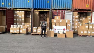 Kaçakçılık Operasyonunda 120 Milyon Lira Değerinde Mikser ve 1,4 Milyon Uyuşturucu Hap Ele Geçirildi