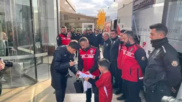 A Millî Futbol Takımı, Karadağ'a Hareket Etti
