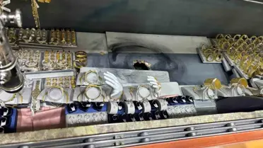 Kuyumcudan 10 Kilo Altın Çalan Hırsız Yakalandı