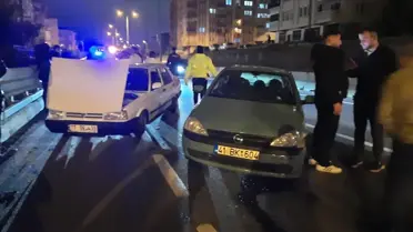 Gölcük'te Trafik Kazası: 1 Yaralı